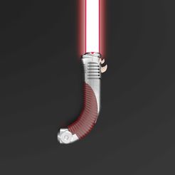 untitled.228.jpg Free STL file Darth Bane's Lightsaber (with internals)・3D printable model to download