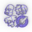 1.196.jpg Futurama Cookie Cutter Set – 8 STL Files for 3D Printing