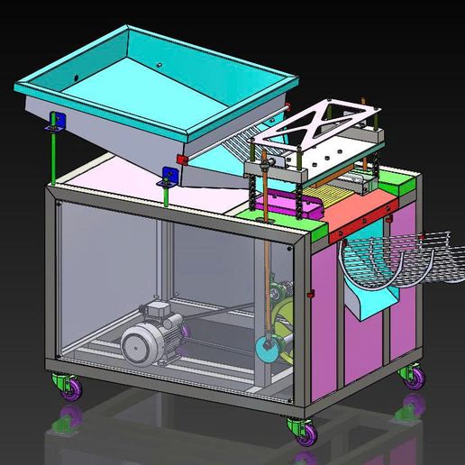 Quail Egg Shelling Machine SOLIDWORKS 2018