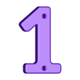 1.stl Números de Casa