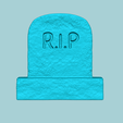 t1.png Halloween Molding A08 Tomb - Chocolate Silicone Mold