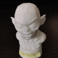 Golum-Büste, aus Herr der Ringe