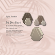 Cover-7.png Art Deco 1 Vase STL File - Digital Download -5 Sizes- Homeware, Minimalist Modern Design