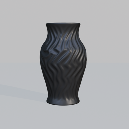 Shrouded Eternity Urn Vase – Gothic Draped Vessel, Dark Funeral Decor, Memorial Style Vase, Macabre Home Decor 3D Print File