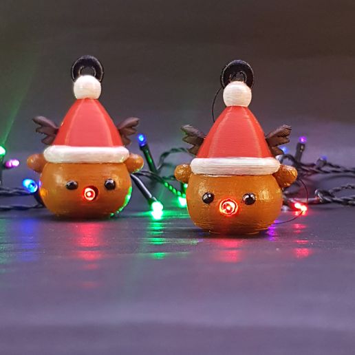 20231114_182415.jpg reindeer with red nose / adorno navidad / red nose reindeer / christmas ornament