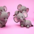 7.jpg Eléphant articulé Flexi mignon