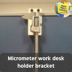 Micrometer-work-desk-holder-bracket.jpg Mitutoyo Caliper Work desk holder and bracket