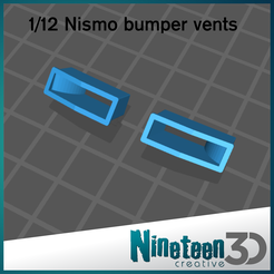 Cults-page.png 1/12 Nissan R32 GTR - Nismo Bumper Vents