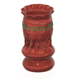 vase-pot-76 v1-02.png vase cup pot jug vessel spring forest for 3d-print or cnc