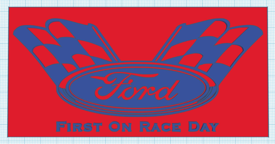 Descargar archivo STL gratis FORD RACE • Modelo para imprimir en 3D ・ Cults