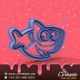 0521.jpg THEME BABY SHARK COOKIE CUTTERS - COOKIE CUTTER