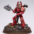 86d521bf-fa07-4a14-a40e-78a1cd483bd2.jpg Chaos War Axe Champion STL Sci Fi Miniature Figure