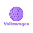 volkswagen logo_stl.stl volkswagen logo
