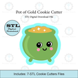 Etsy-Listing-Template-STL.png Pot of Gold Cookie Cutter | STL File