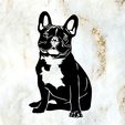 sdsds.jpg Bull dog french dog wall decoration wall mural picture pet dog deco wall house realistic Pet