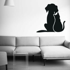 DOG-AND-CAT.jpg DOG AND CAT WALL DECORATION