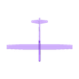 X-Glider-MkI.stl Lightweight Indoor Glider Experimental