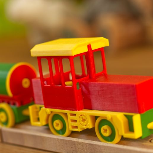 🚂 Loco (compatível com os carris Brio, IKEA LILLABO, Lidl