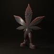 untitled7.png STL file Cannabis Man Statue 420 day・3D printing idea to download