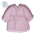 Kit-Mum-Bathrobe_cp.png STL file Bathrobe - Cookie Cutter - Fondant・3D printing template to download
