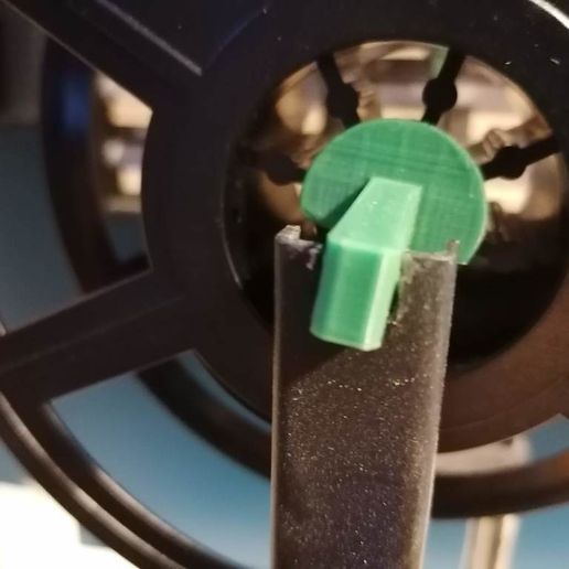Mini spool holder for Hictop Prusa i3 - 3D model önizlemesi