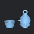 Captura-de-Pantalla-2023-05-04-a-las-19.11.53.jpg STL file KEYCHAIN WITH HIDDEN CONTAINER KEYCHAIN WITH HIDDEN CONTAINER GRINDERKING IG 11 BOBBLEHEAD WEED 36X36X36X60 MM SCREW LOCK EASY PRINT EASY PRINT PRINT IN PLACE・Model to download and 3D print