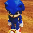 Flexi Sonic The Hedgehog - Print In Place - Sin soportes