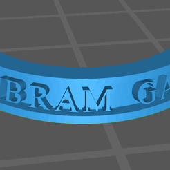 IMBRAM-GAUNT_IMAGE.png Archivo STL PLACA DE IDENTIFICACIÓN IMBRAM GAUNT 25MM・Objeto imprimible en 3D para descargar