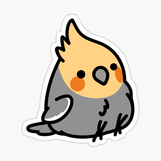 Birdhism Nymph Keychain 3D model