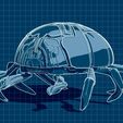 _4.jpg Blue Beetle,stl for 3d print