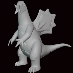 Baxcalibur.png Fichier STL Figurine Pokemon Baxcalibur・Plan pour impression 3D à télécharger