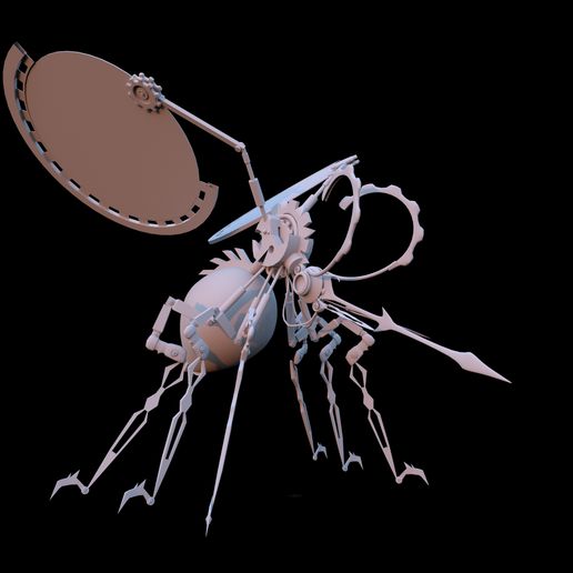 sci-fi mosquito 3D model