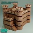 Castle-Keep-Floors-Separated-Webpage-2.jpg Castle - Norman Keep, DND scenery, medieval building, fantasy architecture, wargame scenery, 28mm and 32mm scale