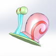 4.png SpongeBob snail toy 3D
