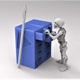 filing.JPG Skeleton Warrior - 28mm wargames fantasy miniature V2 Redux