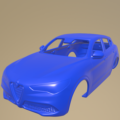 d07_013.png STL file Alfa Romeo Stelvio Ti 2020 PRINTABLE CAR BODY・Template to download and 3D print