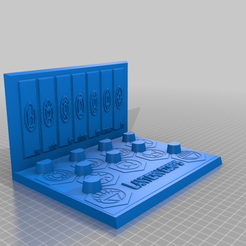 Lantern_Corps_Ring_Stand.png STL-Datei Lantern Corps Ring Stand kostenlos・3D-druckbare Vorlage zum herunterladen