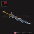 02.JPG Fire Emblem Awakening Robin Levin Sword - Weapon Cosplay 3D print model