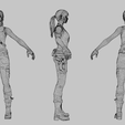 Wireframe.png Lara Croft Lowpoly Rigged