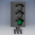 semaforo1.jpg Traffic light for hanging keys - key holder