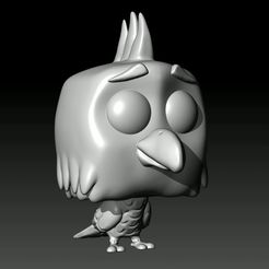 Captura.jpg OBJ file funko bird mascot bird・3D printing template to download, Kutau3d