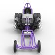 6.jpg Diecast Motor delantero old school dragster con 2 V8 Escala 1:25