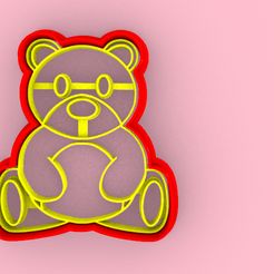 Kawaii Nurse Teddy Bear Straw Topper Digital Design Stl for 3d Printing  Kawaii Straw Topper Kawaii Stl Mold Blank Design 
