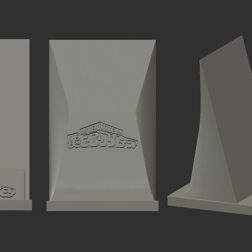 Phone Stand - Boku no Hero 3D model