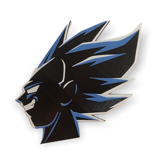 Deco Vegeta super saiyajin blue 3D model