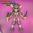 skeleton-knight-2.jpg FANTASTICRAFT3D - SKELETON KNIGHT FLEXI - Model for 3D printing