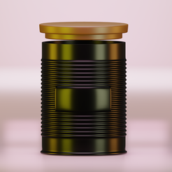 lata_tapa.png Archivo STL Tarro/lata con etiqueta personalizable・Objeto imprimible en 3D para descargar