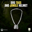 4.png Dog Tags and Jungle Helmet for action figures