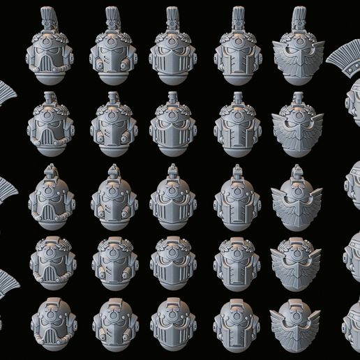 Ultra warrior helmets Set1  Re-upload