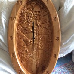 Orologio da parete a forma di violino